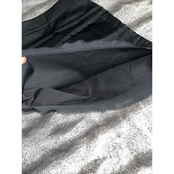 WHITE HOUSE BLACK MARKET Layered Black Pencil Skirt Women's Size 6 - Picture 6 of 6